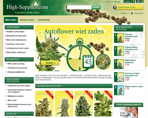 High Supplies  wiet zaden shop